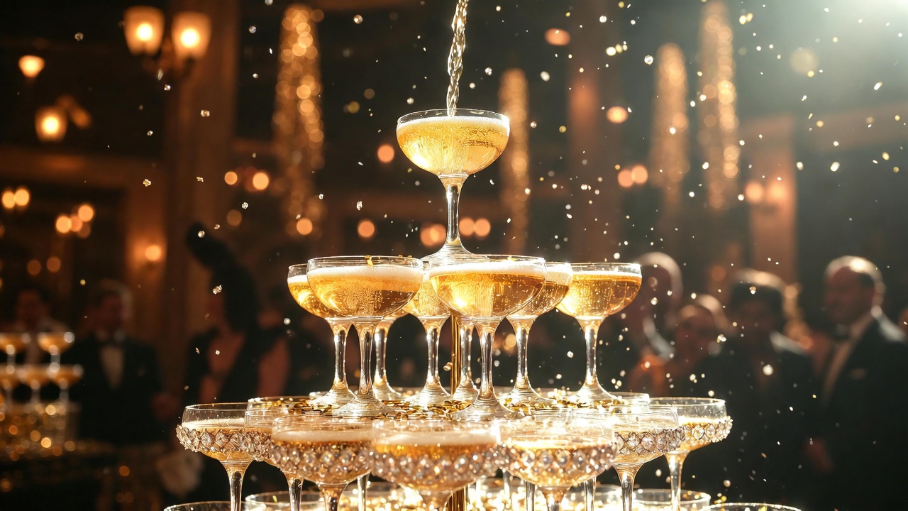 シャンパンタワー